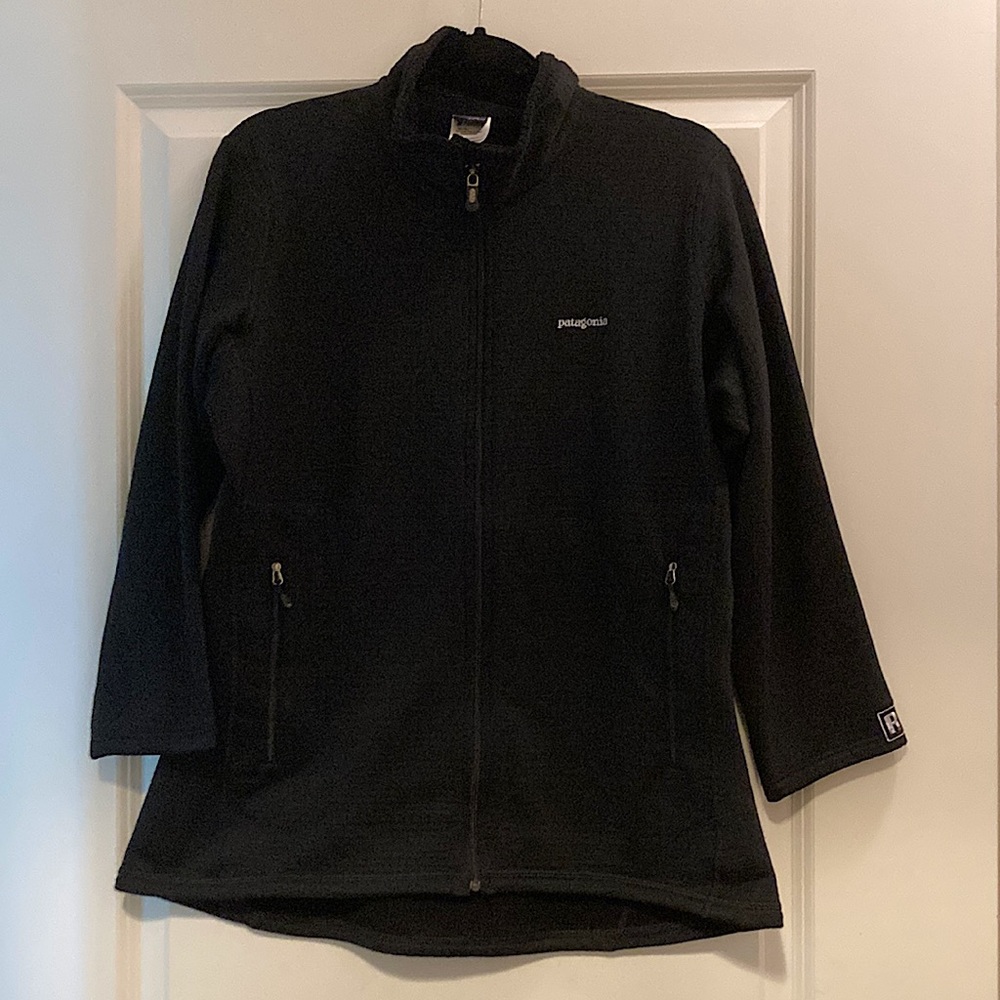 Patagonia Size XL Womens R1 Air Full-Zip Up in Black